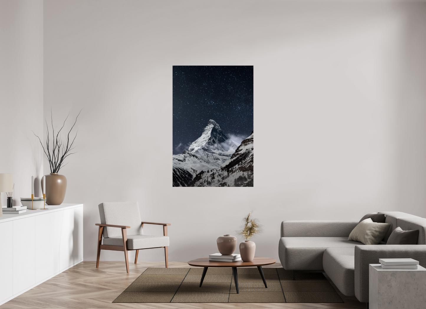 100 x 150 cm, Photo Print On Fuji Crystal DP II Matterhorn